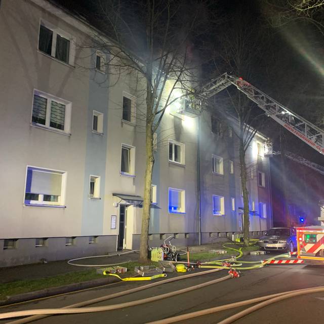 Wohnungsbrand Gladbeck-Brauck