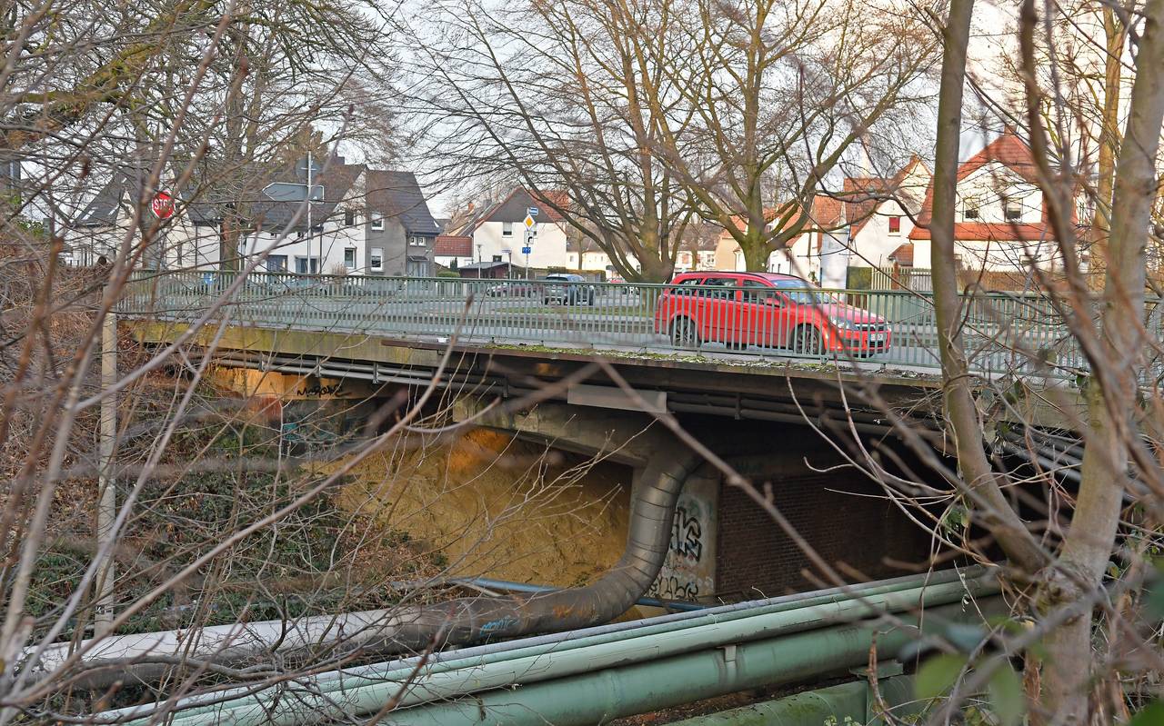 Die Brücke an der Schultenstraße in Gladbeck