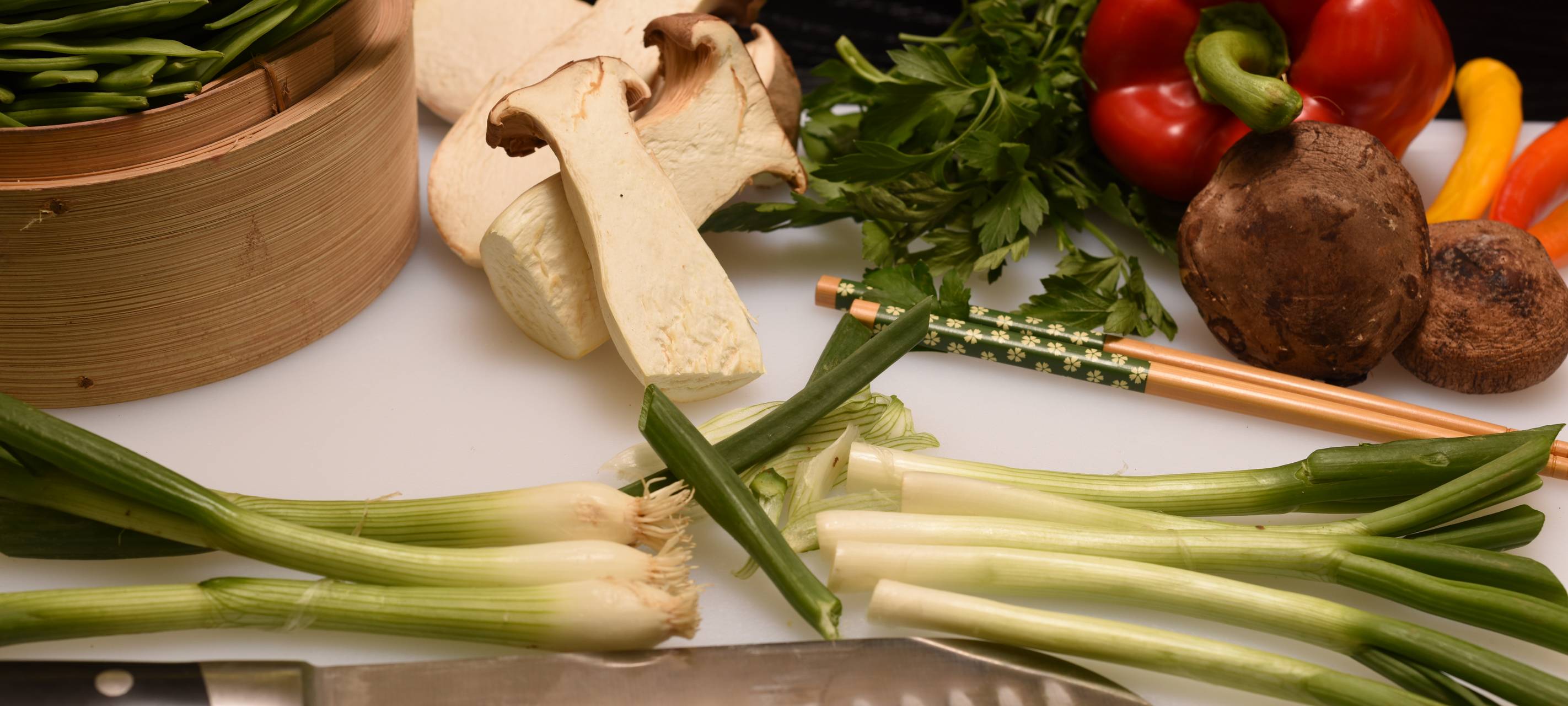 Wokpfanne mit Hähnchen und Basmati Reis