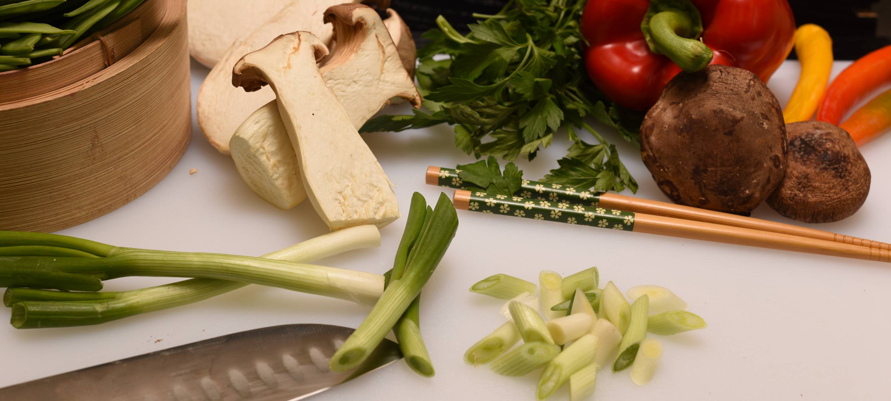 Wokpfanne mit Hähnchen und Basmati Reis