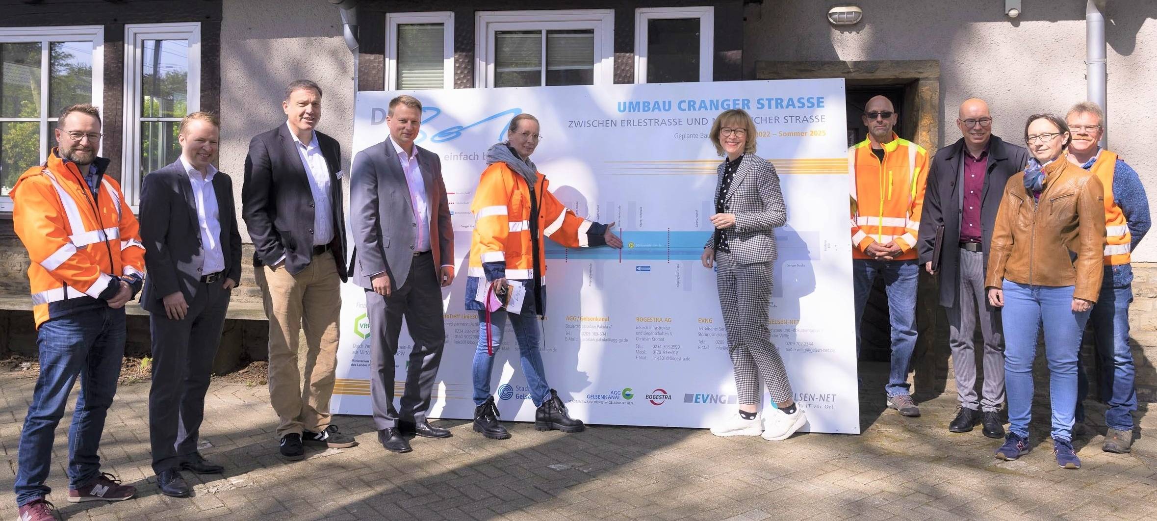 Großbaustelle: Cranger Straße wird zur Einbahnstraße