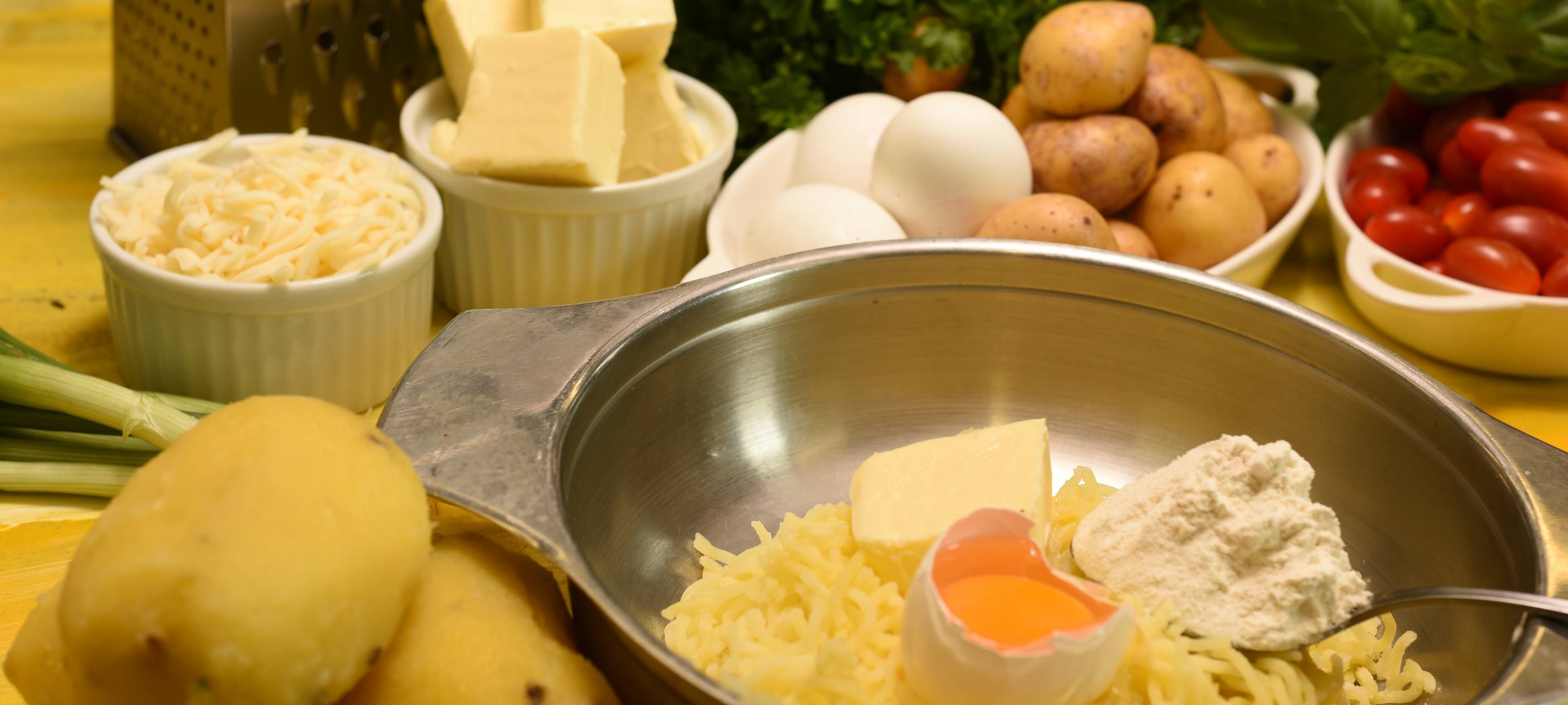 Gnocchi-Auflauf mit Kräutersaitlingen und Lachsfilet