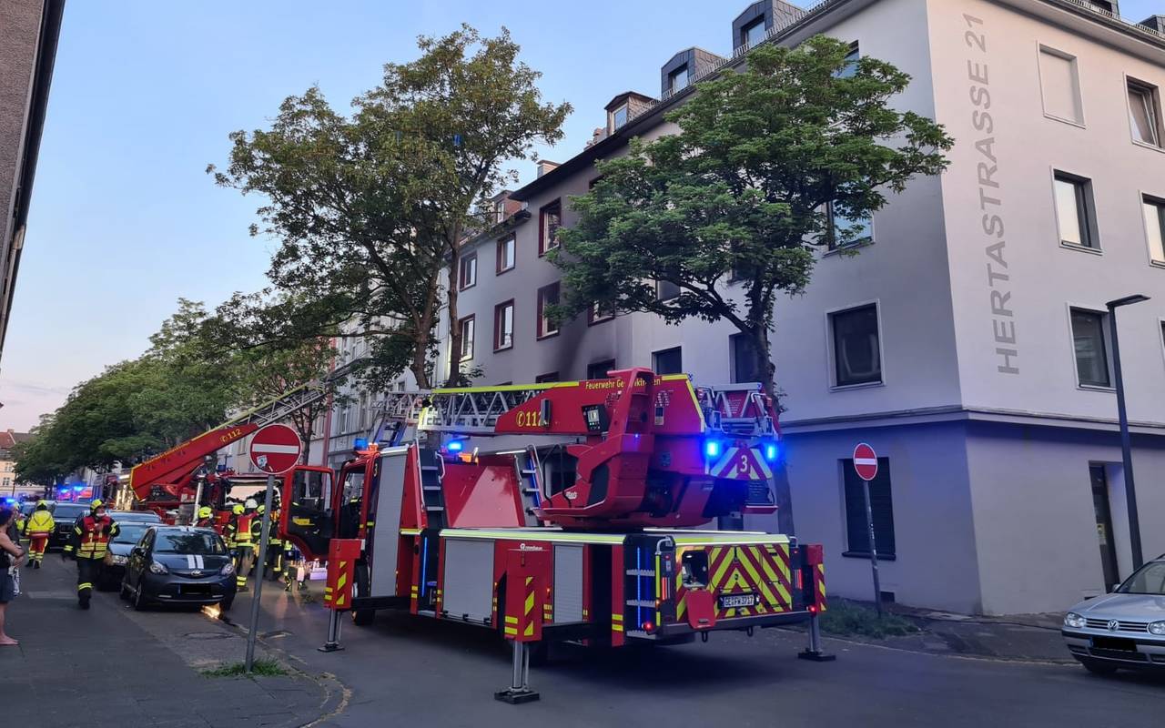 Wohnungsbrand Gelsenkirchen-Bulmke-Hüllen