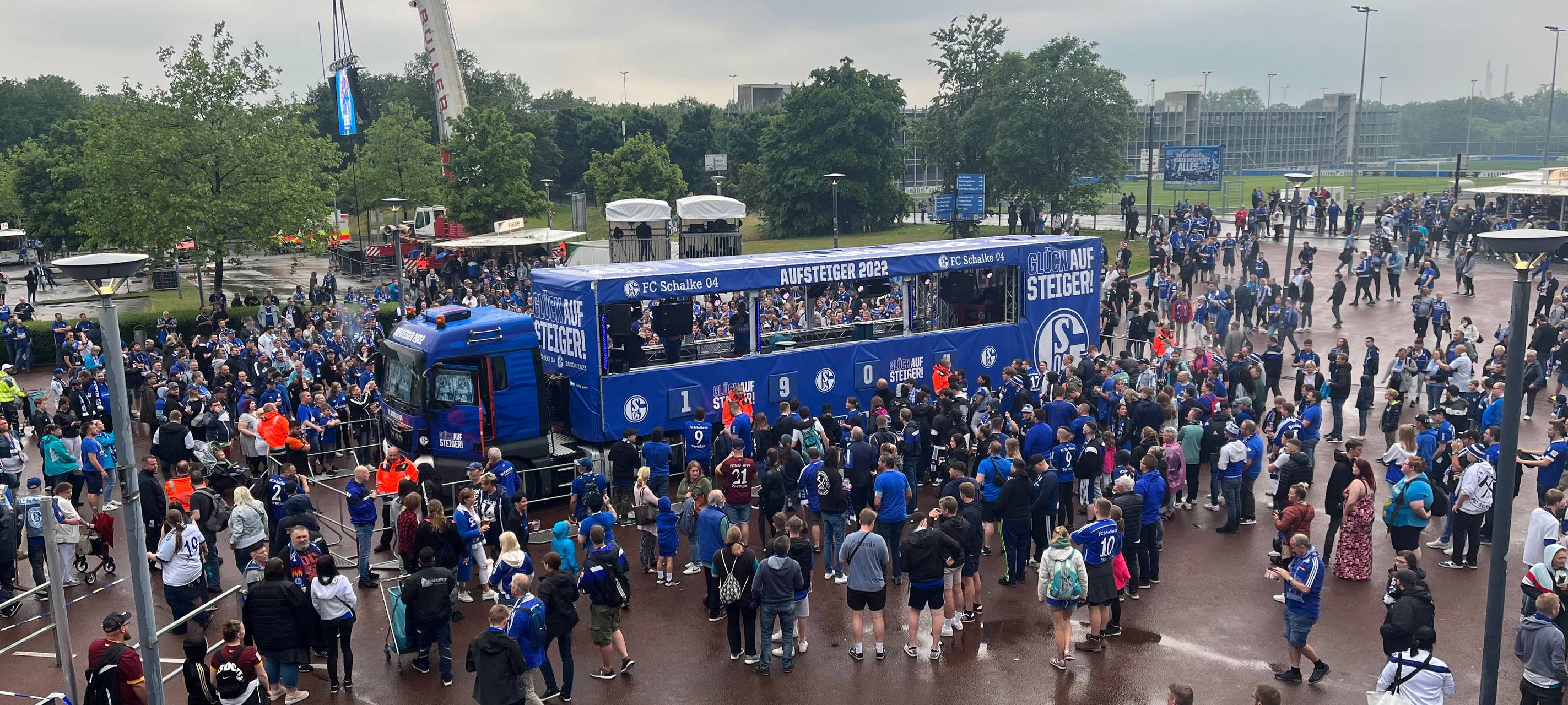 Schalker Aufstiegsparty