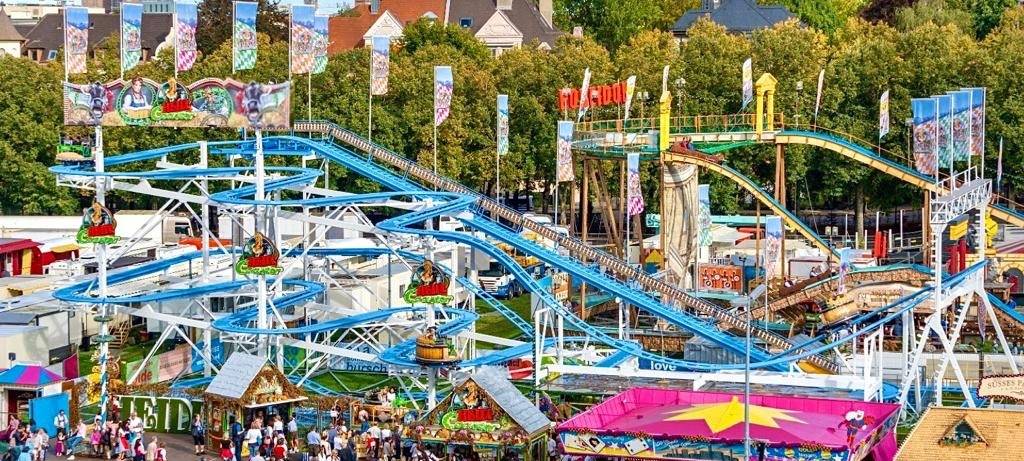 Aufbau: Cranger Kirmesplatz füllt sich