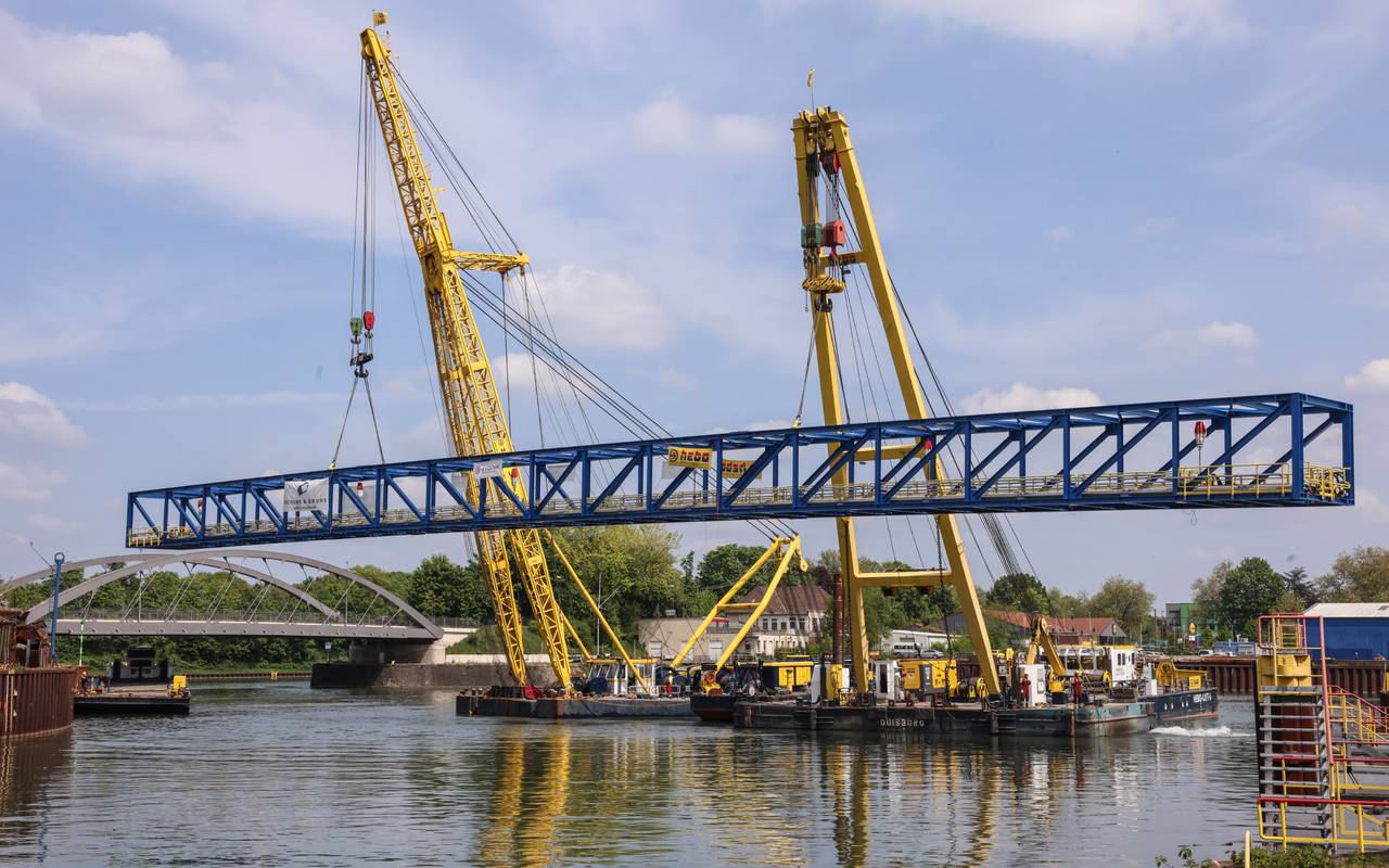 Rohrleitungsbrücke Stadthafen Gelsenkirchen