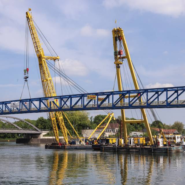 Rohrleitungsbrücke Stadthafen Gelsenkirchen