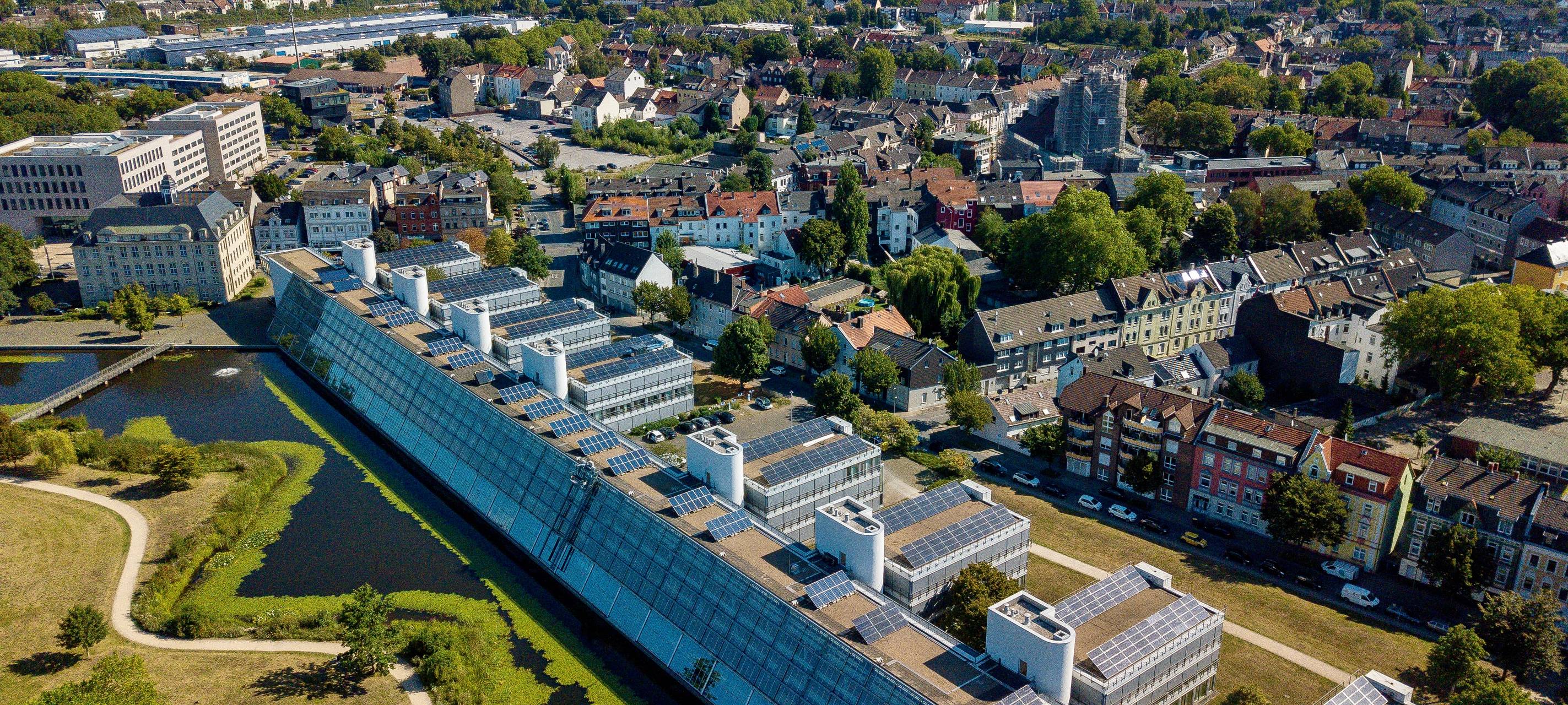 Luftansicht des Wissenschaftsparks Gelsenkirchen