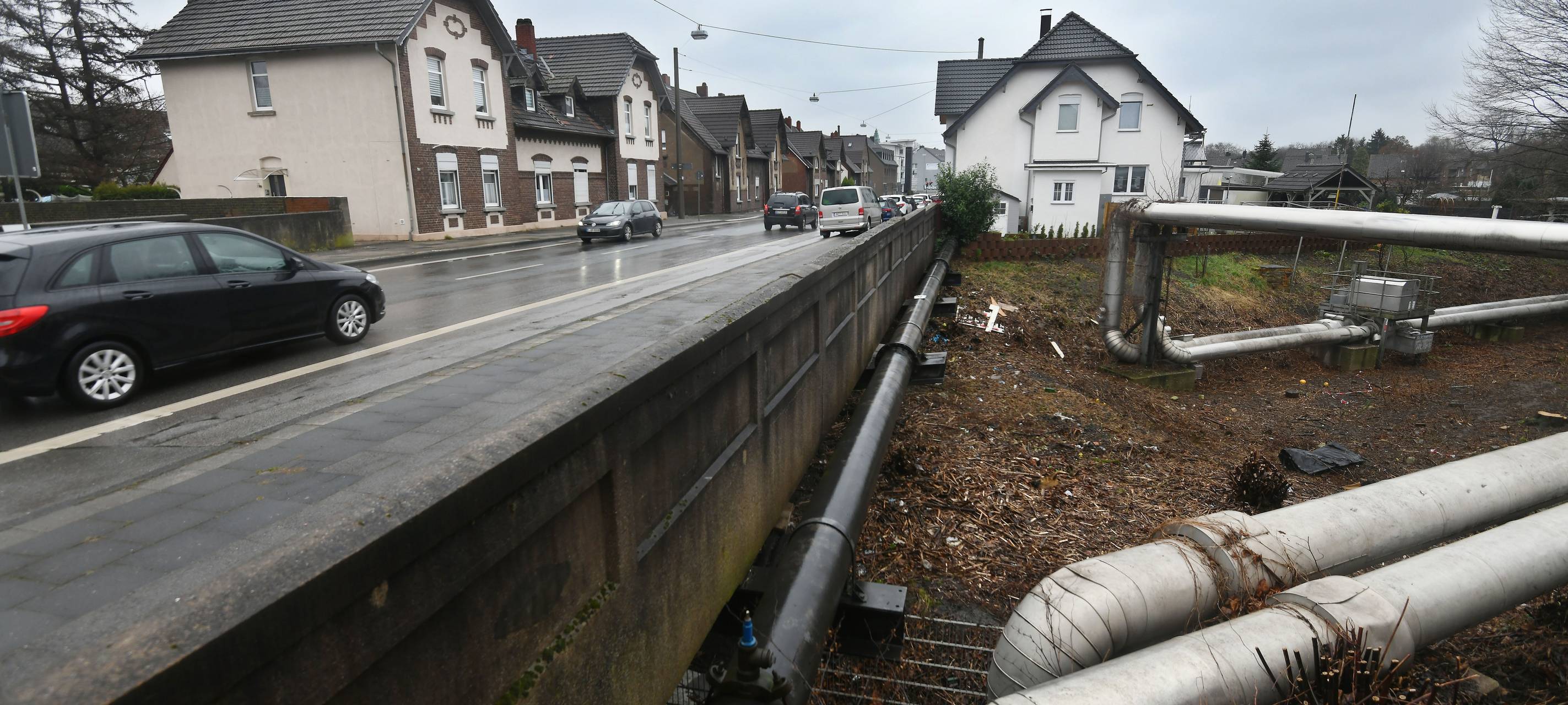 Die alte Zechenbahnbrücke an der Horster Straße in Bottrop
