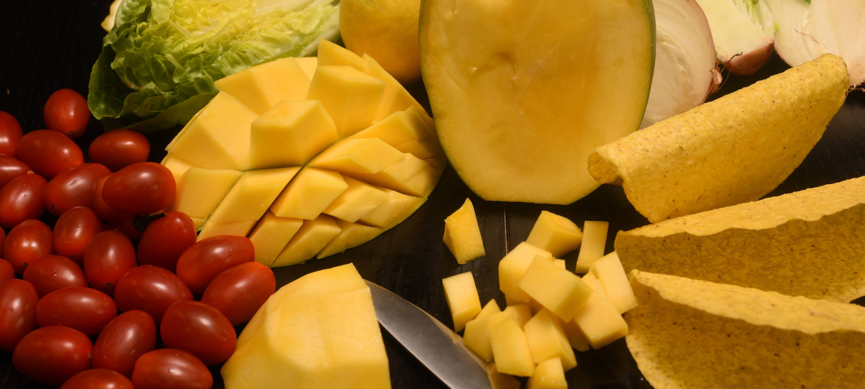 Mexikanische Tacos mit Seelachs, Wasabi und Römersalat