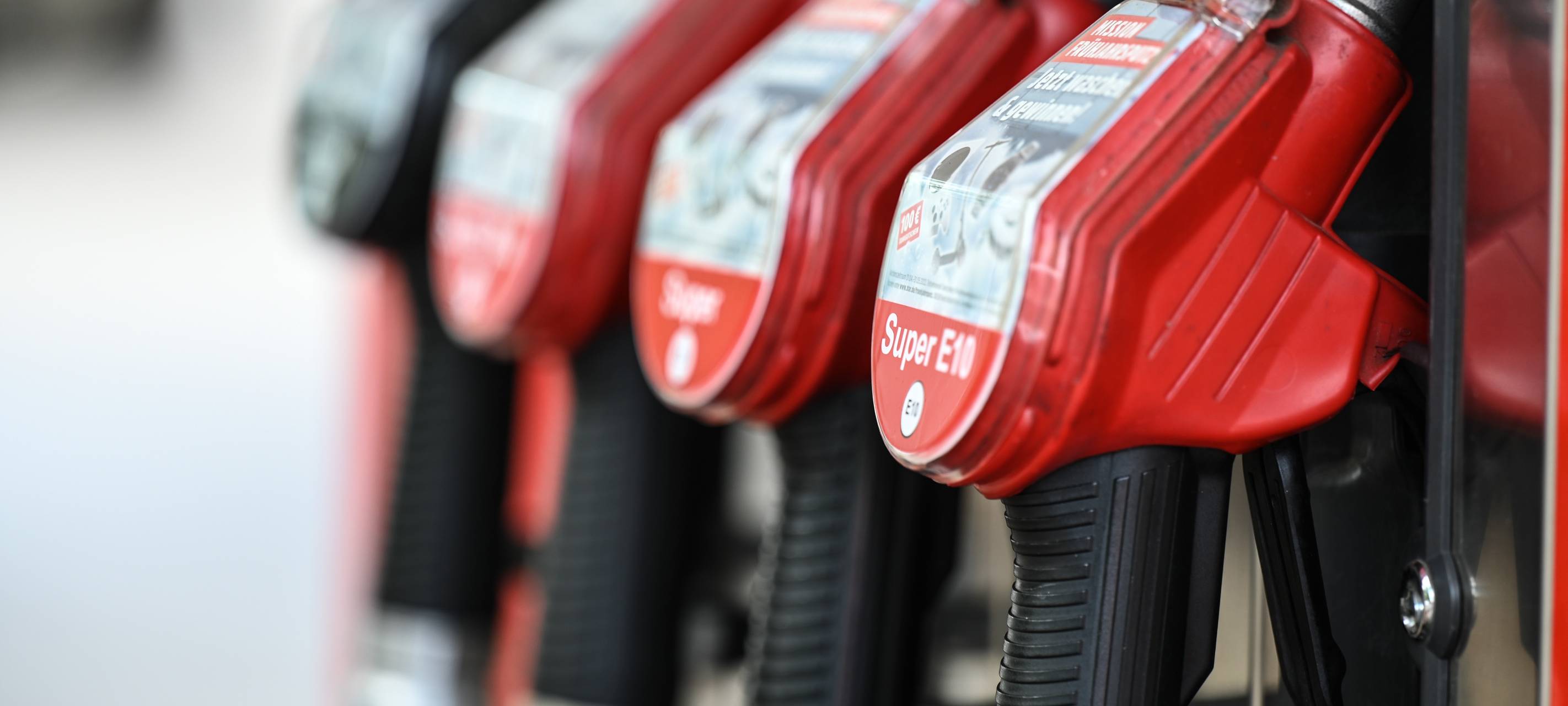 Zapfsäule an der Tankstelle