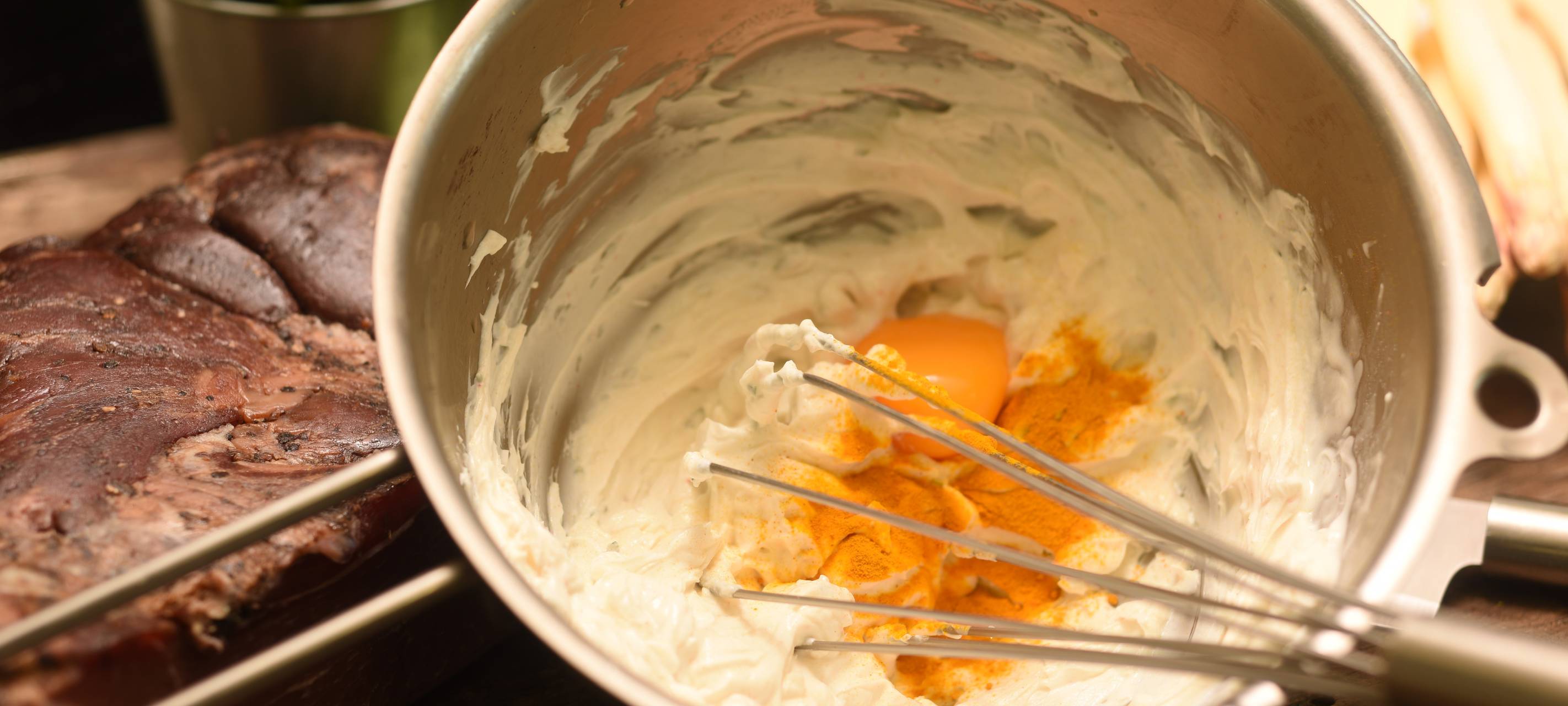 Quiche mit Spargel und Schinken