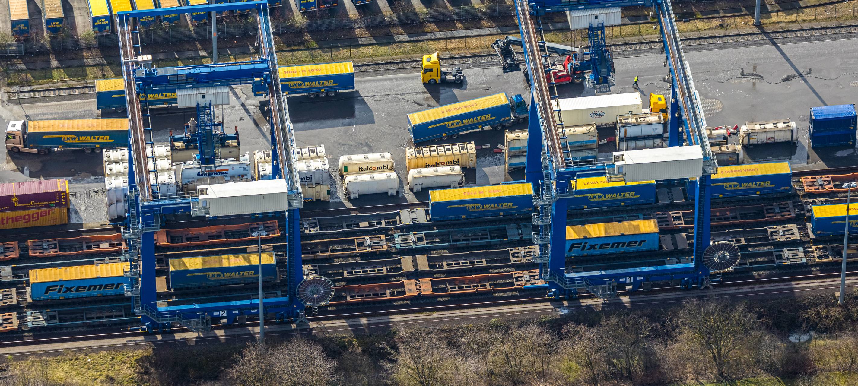 Zugunfall an der Stadtgrenze zu Gelsenkirchen