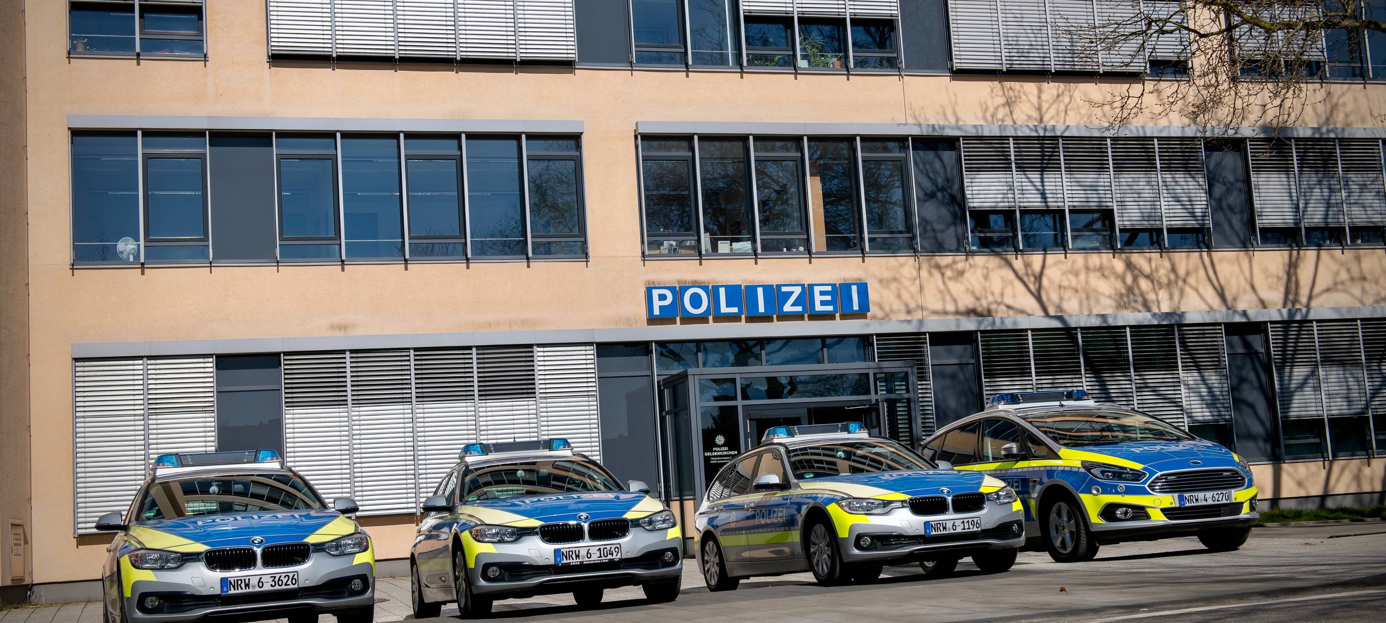 Die Polizeiwache Gelsenkirchen-Süd an der Wildenbruchstraße
