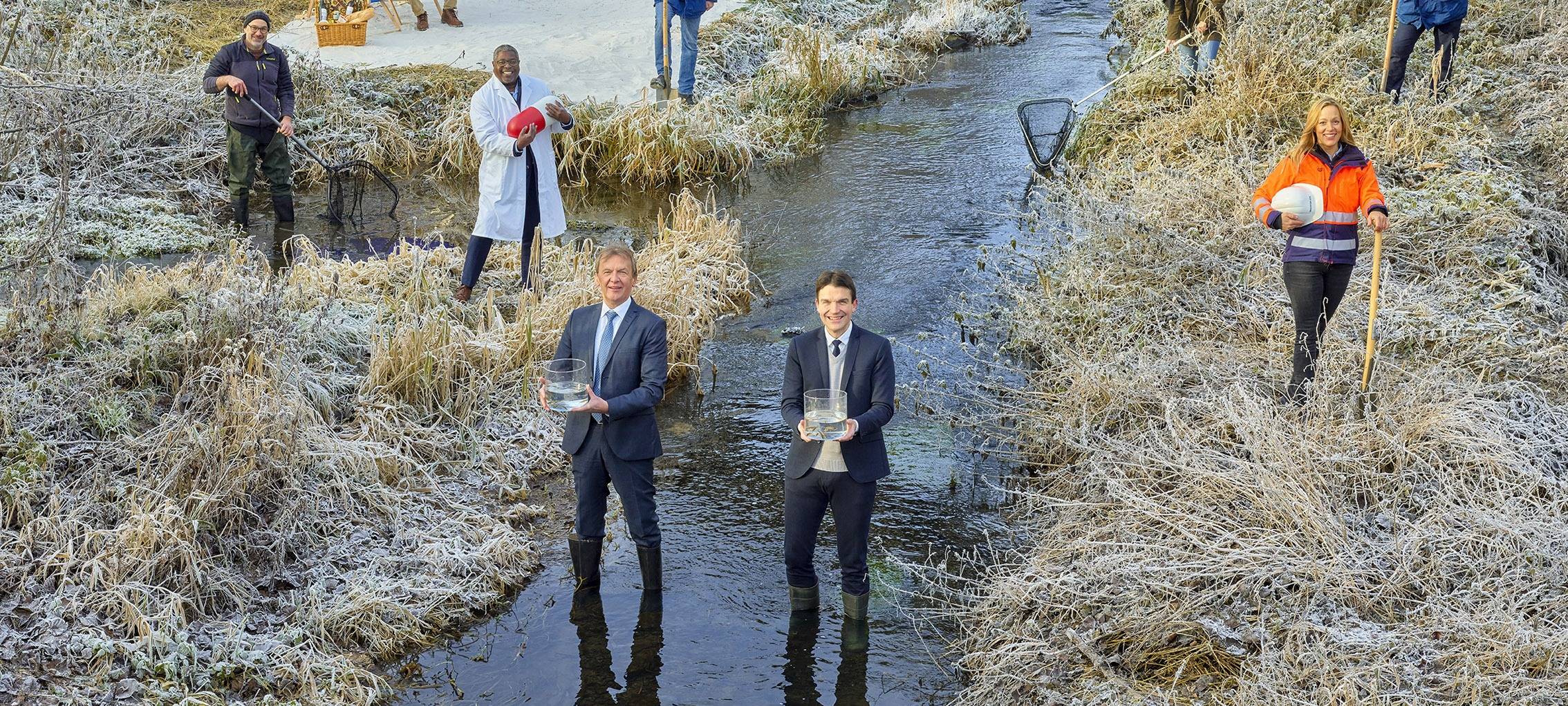Abwasserfreie Emscher Köttelbecke Emscher-Umbau