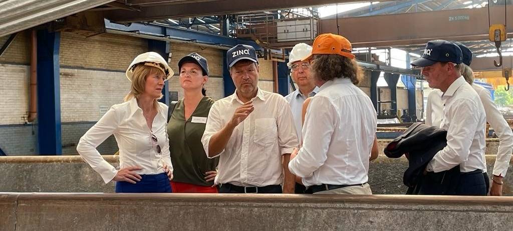 Habeck in Gelsenkirchen: Zukunftsprojekt Wasserstoff