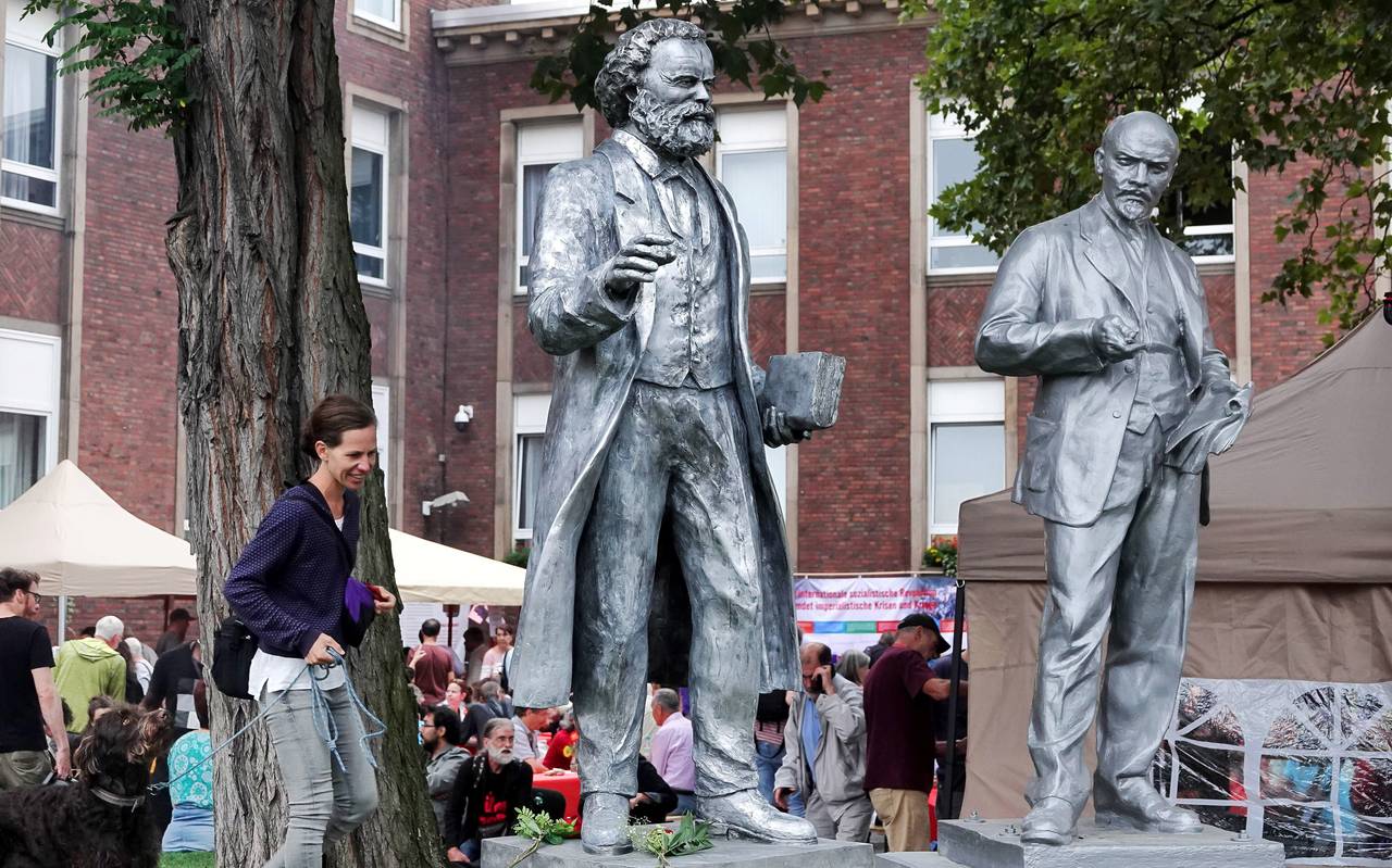 Die Karl-Marx-Statue in Gelsenkirchen-Horst 