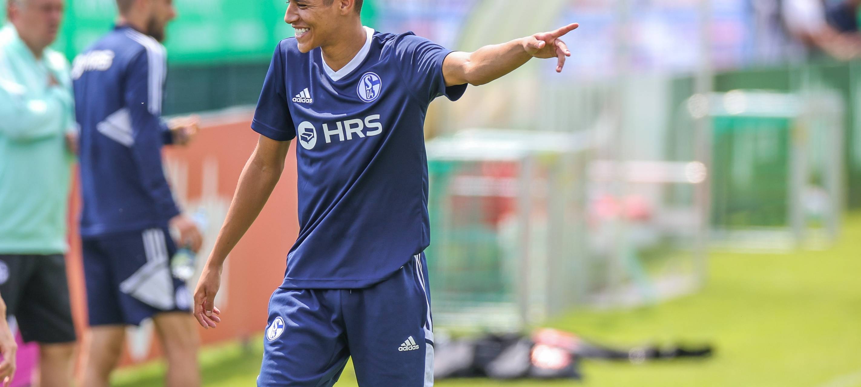 Amine Harit auf dem Trainingsplatz