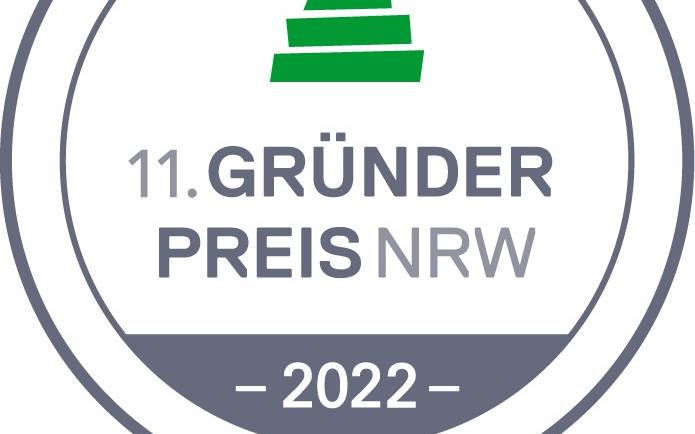 Das Logo des Gründerpreises NRW 2022
