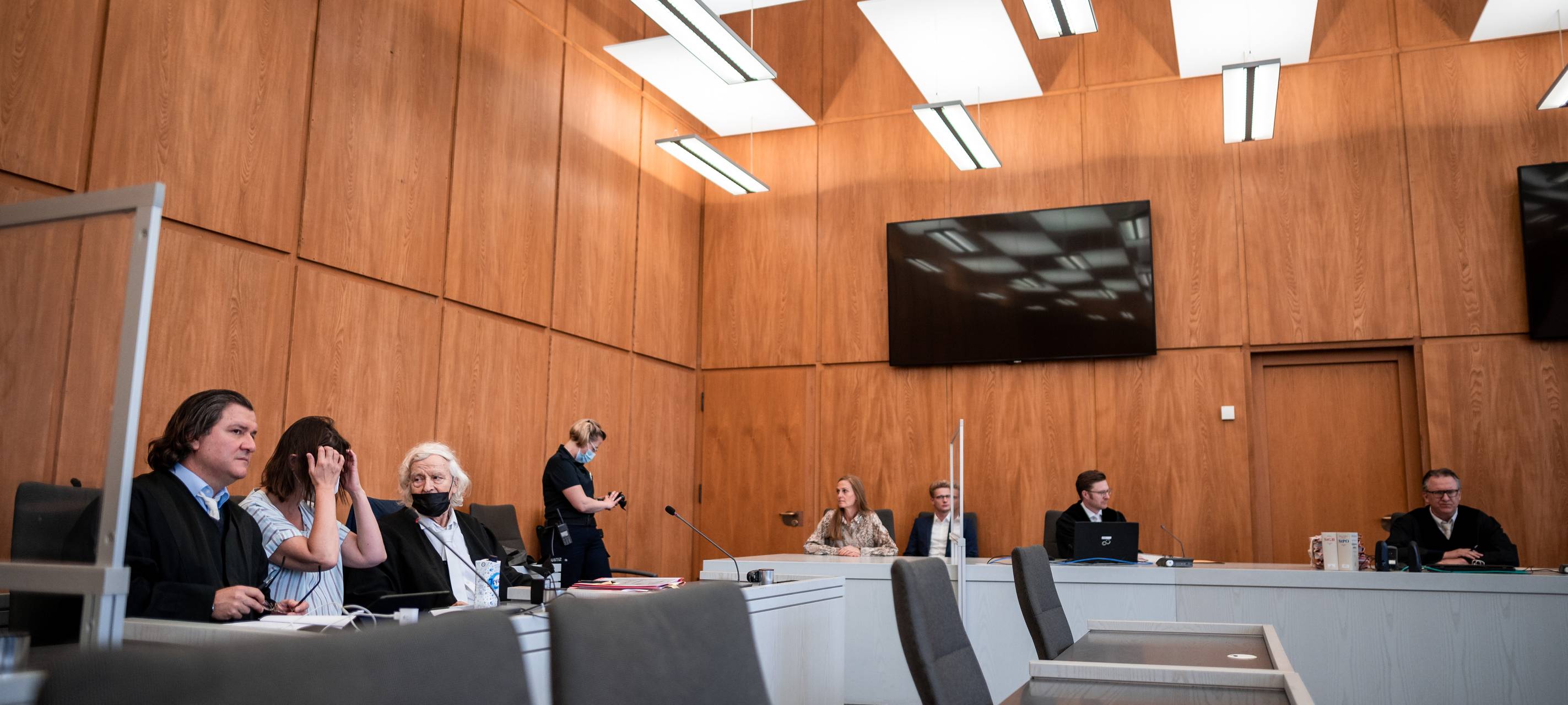 Larissa H. auf der Anklagebank im Landgericht Essen