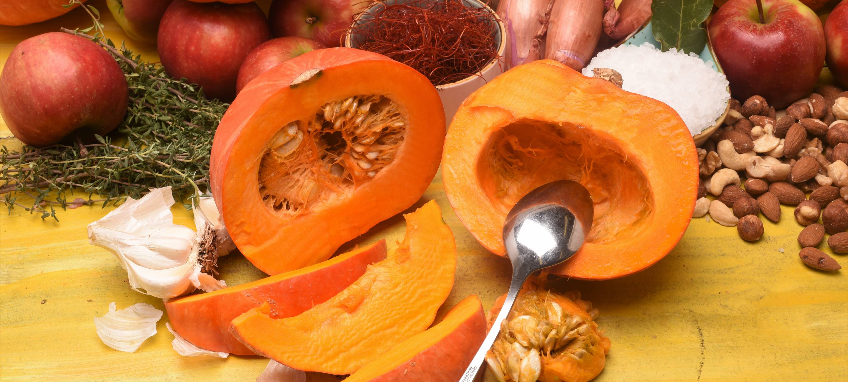 Kotelett vom Schwein mit Hokkaido-Kürbis