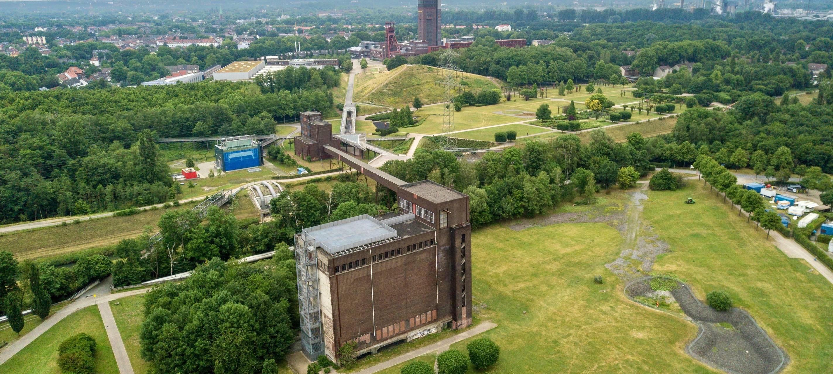 Panoramablick auf den Nordsternpark in Gelsenkirchen
