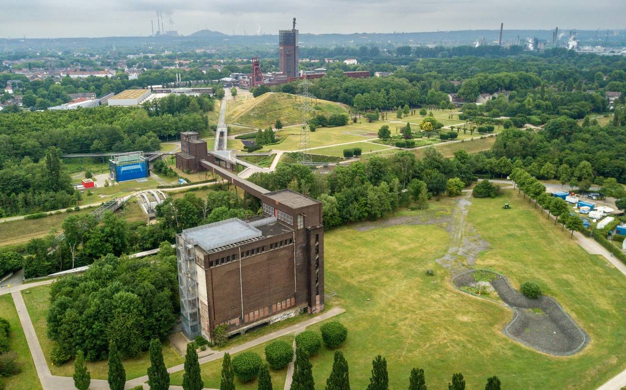 Panoramablick auf den Nordsternpark in Gelsenkirchen