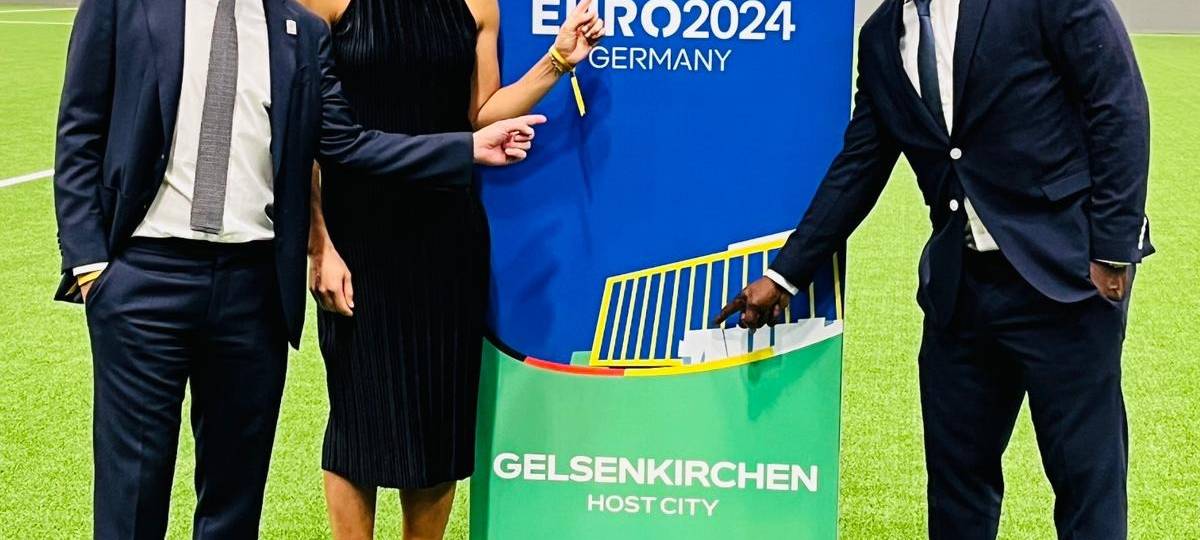 Gerald Asamoah wird beim DFB als Botschafter der Fußball-EM 2024 vorgestellt