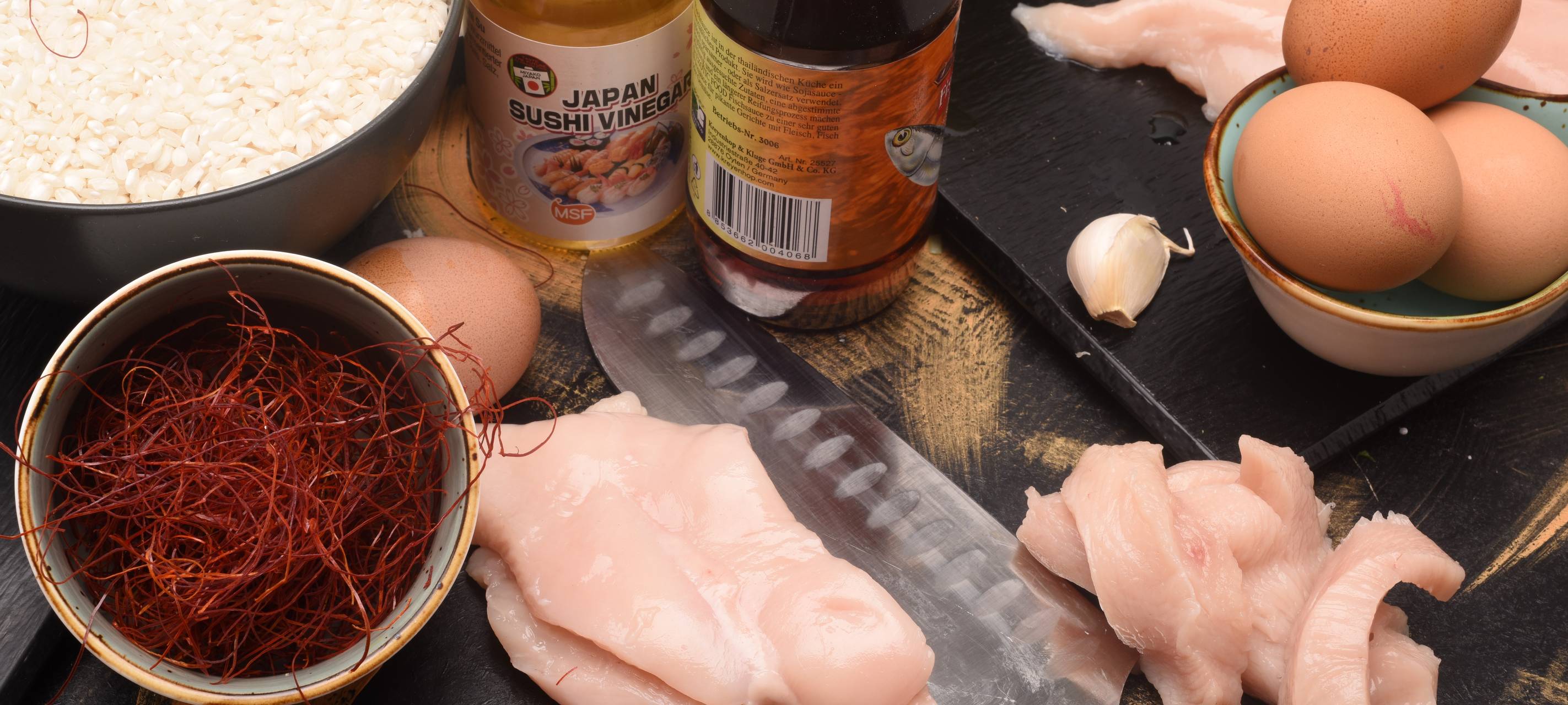 Wraps mit Turbo-Kimchi, Spiegelei und Hähnchenbrust