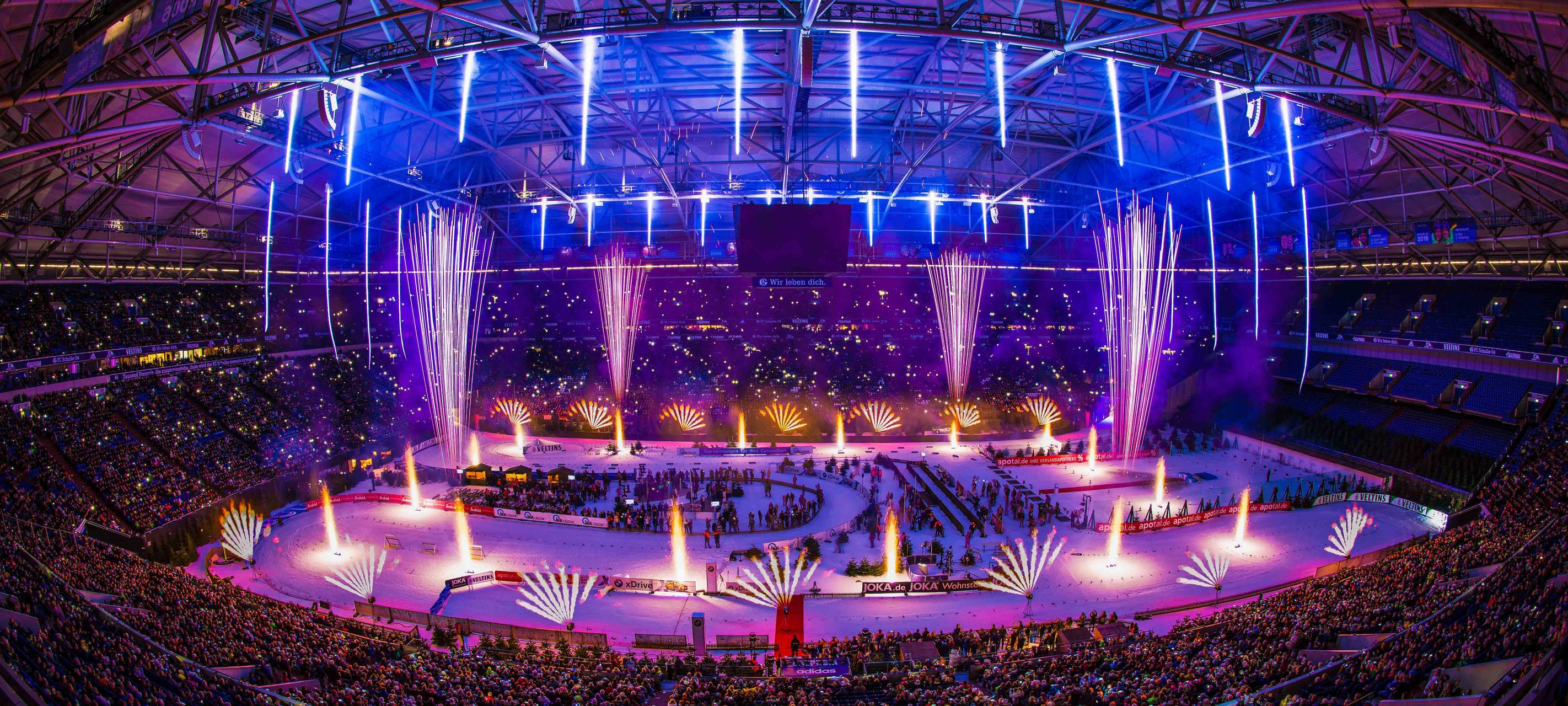 Biathlon auf Schalke