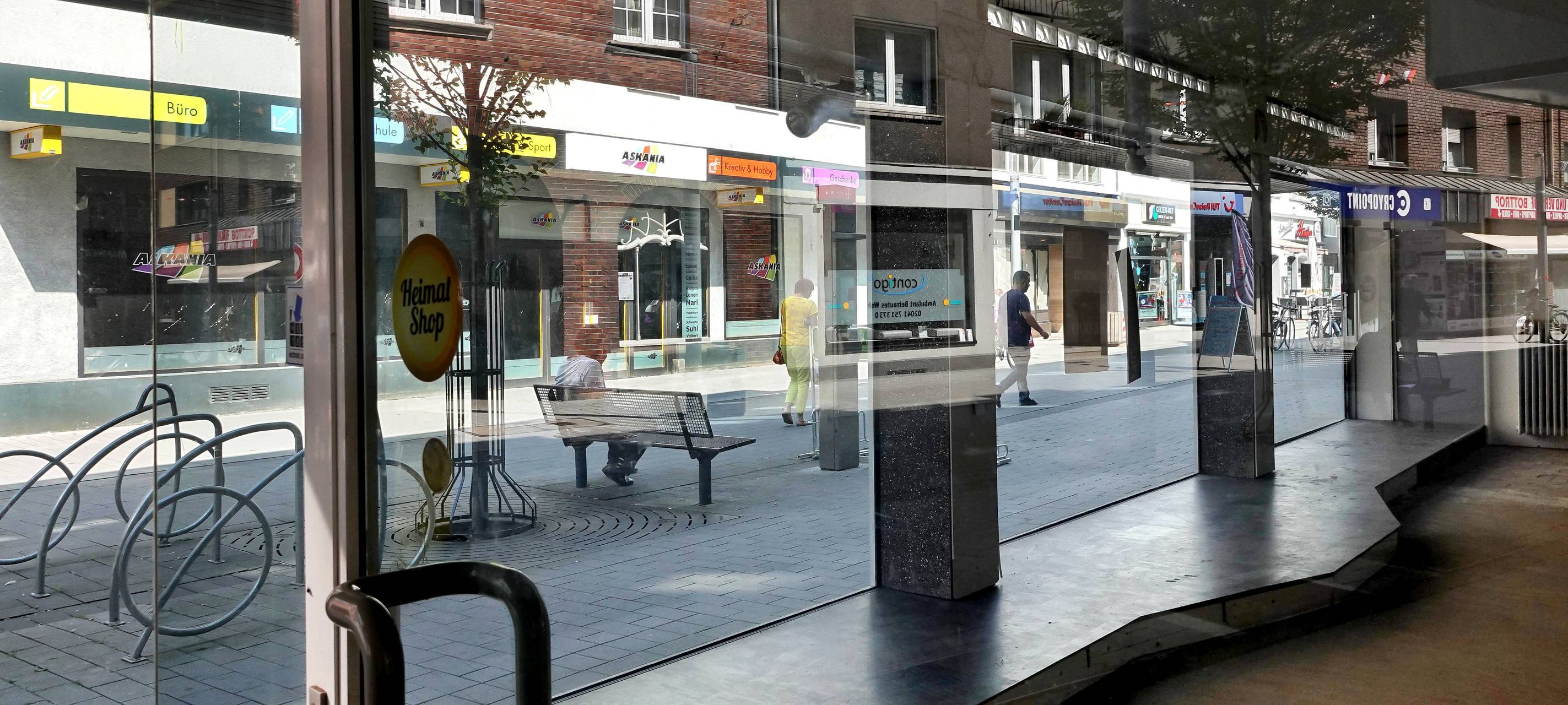 Leerstehendes Ladenlokal in der Bottroper Innenstadt