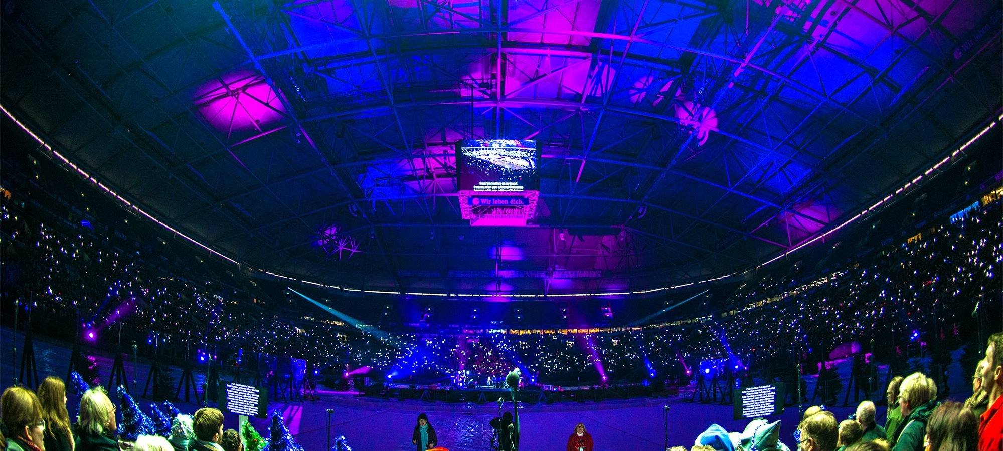 Weihnachtssingen auf Schalke 2019