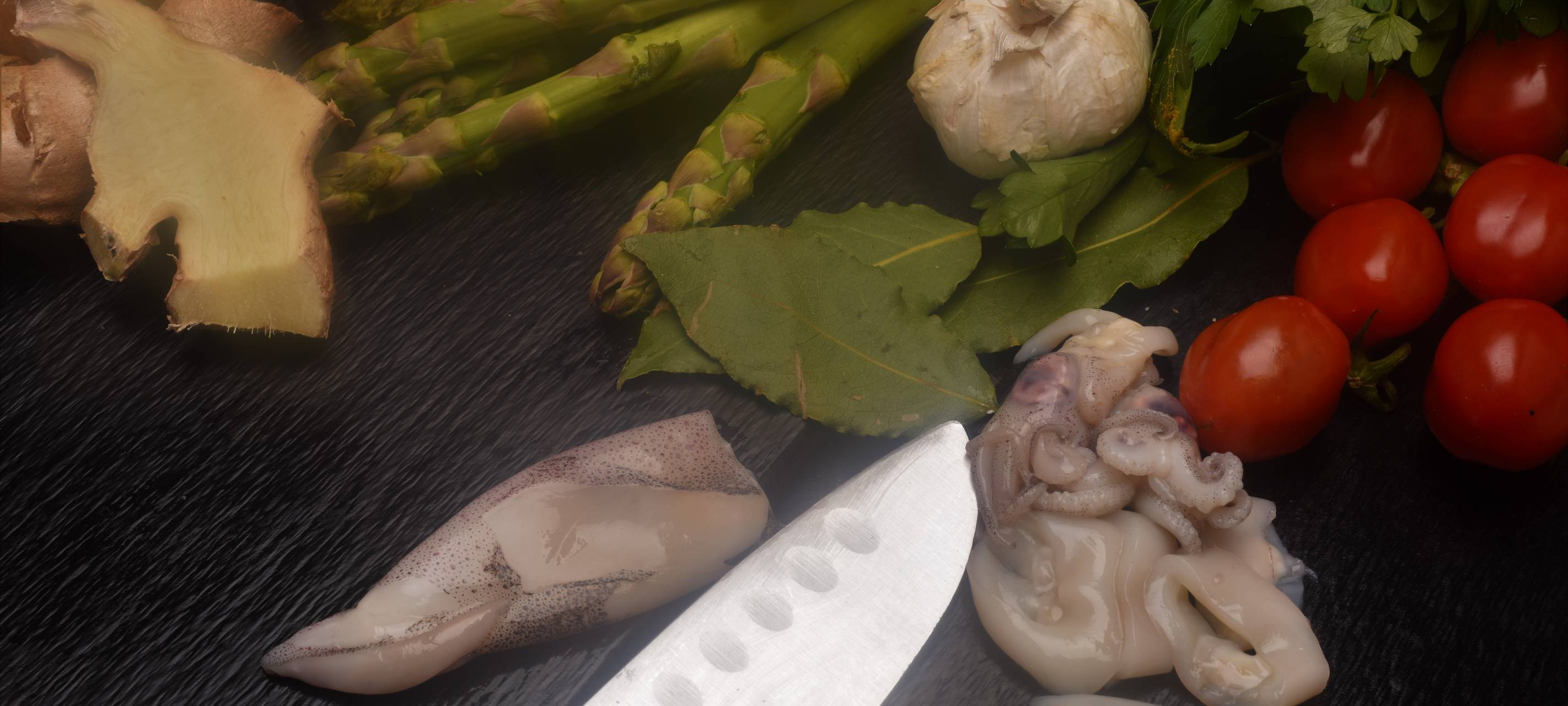 Calamari-Curry mit Kürbis und Tamarinden-Paste