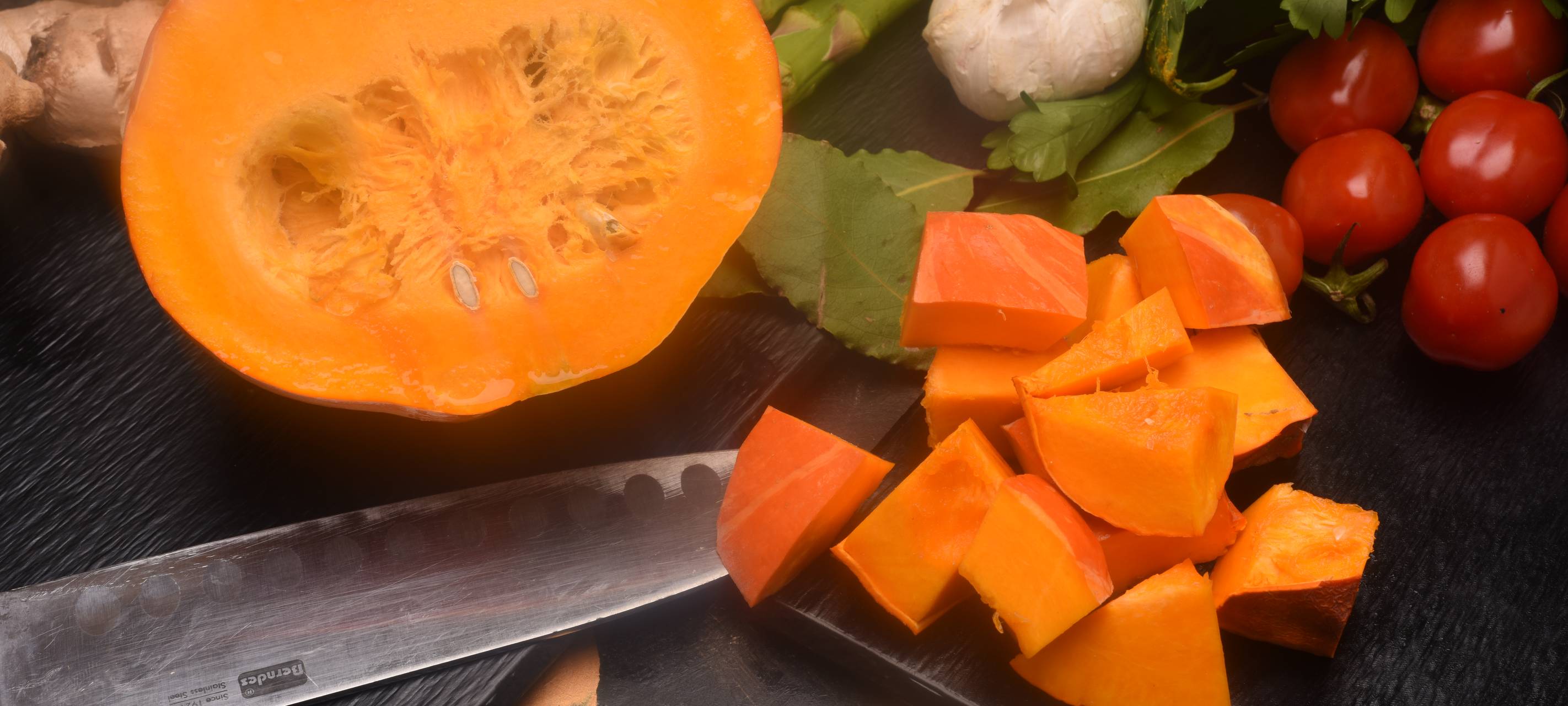 Calamari-Curry mit Kürbis und Tamarinden-Paste