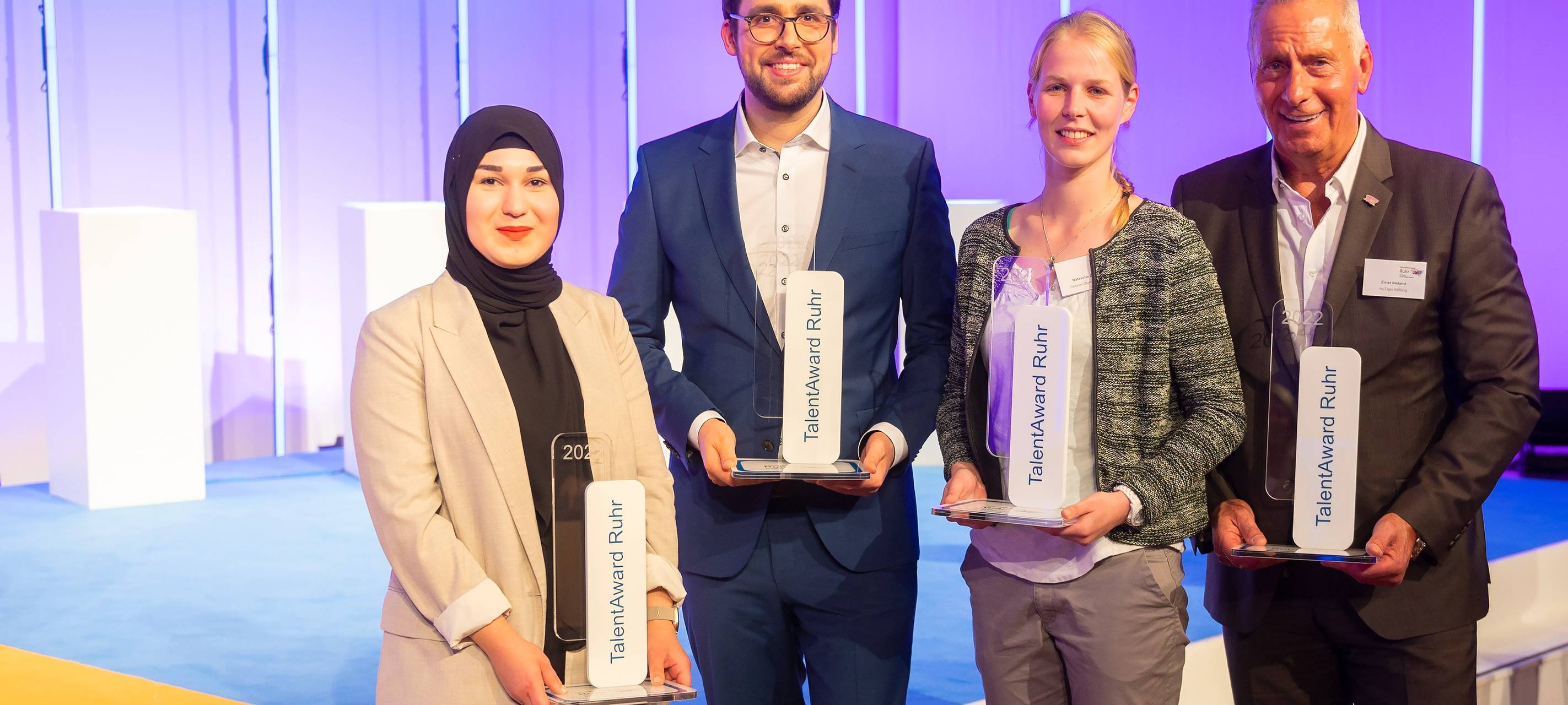 Die Preisträger des TalentAwards Ruhr 2022