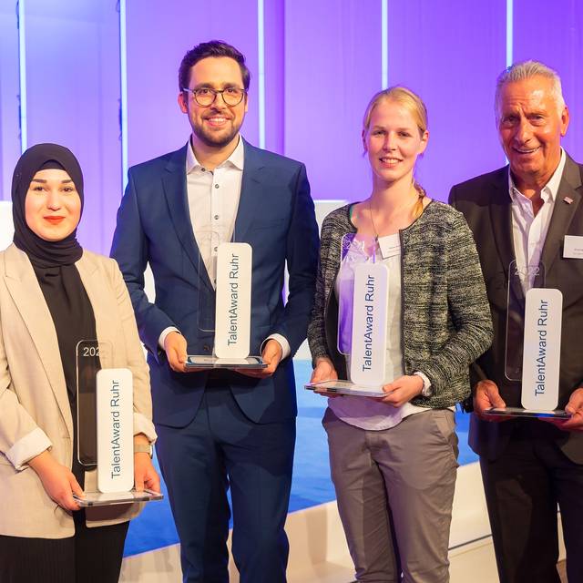 Die Preisträger des TalentAwards Ruhr 2022