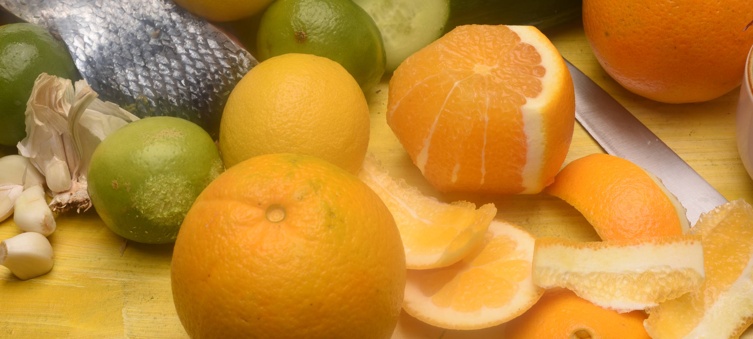 Surf & Turf - Lachs und Hähnchen mit Limonen-Orangen-Chutney