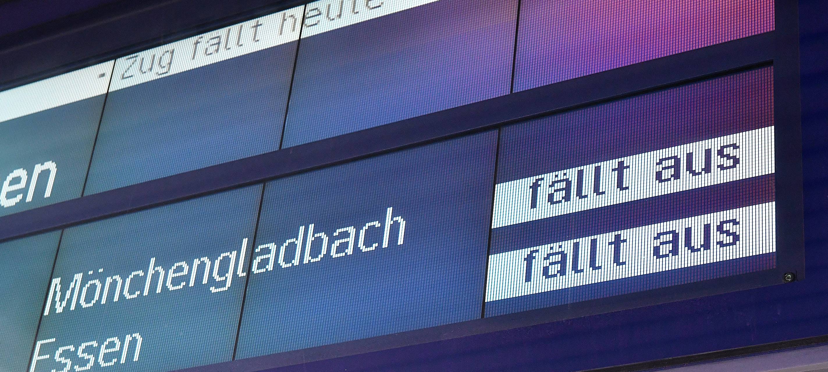 Bahnstörung - keine Züge zwischen Bottrop und Essen