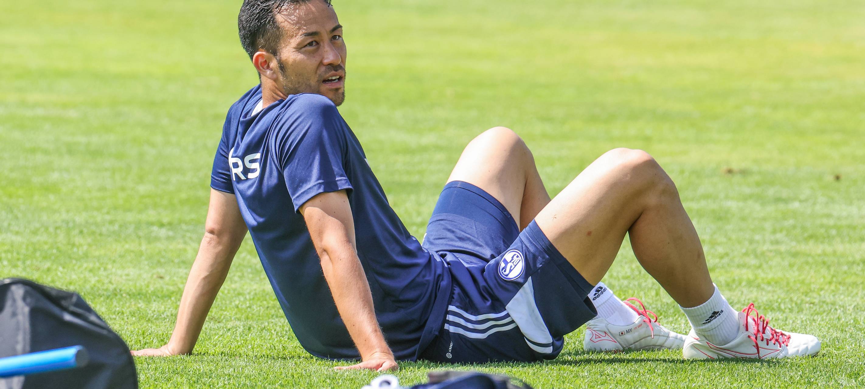 Maya Yoshida auf dem Trainingsplatz