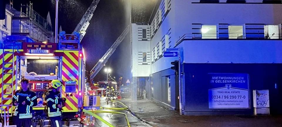 Brand an der Ückendorfer Straße