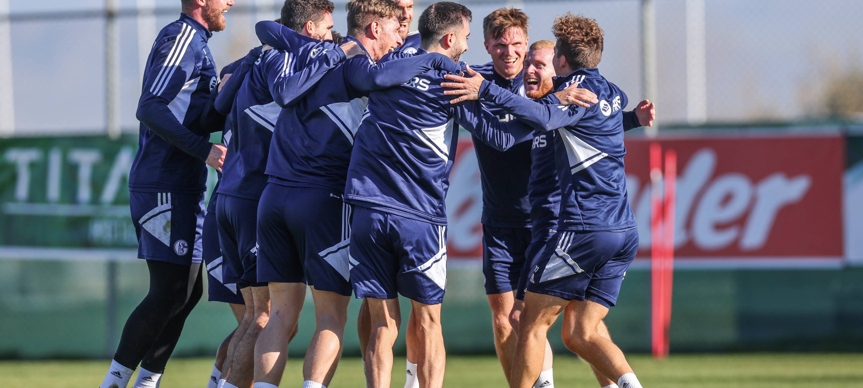 Schalke-Training im Trainingslager in Belek