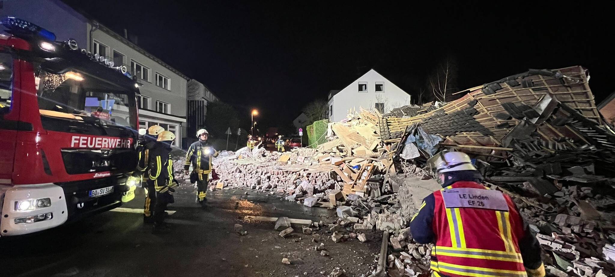 Festnahme nach tödlicher Haus-Explosion in Bochum