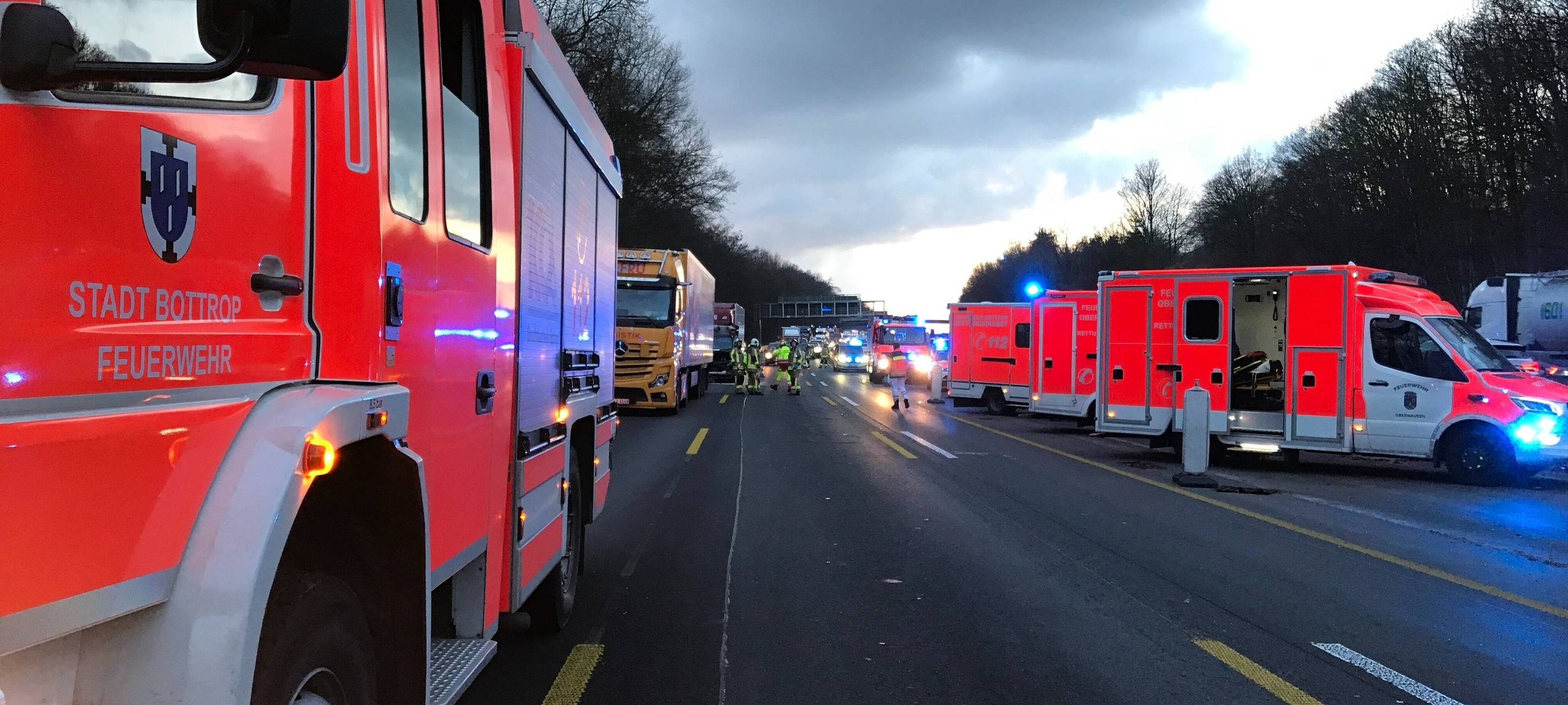 Unfall A2 Bottrop