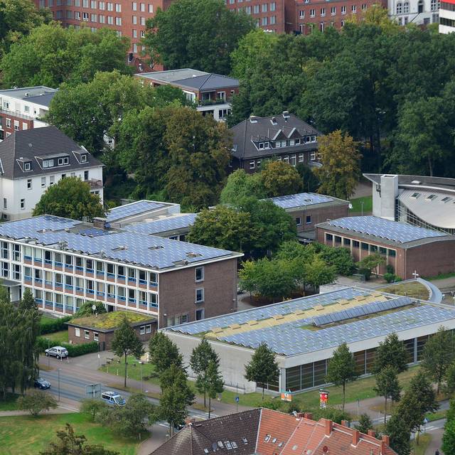 Luftbild Riesener Gymnasium Gladbeck