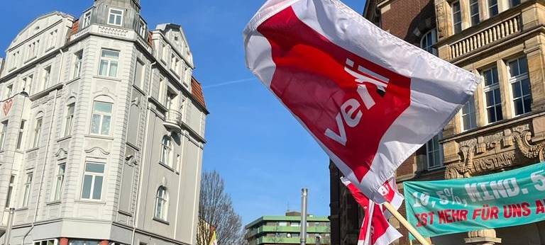 Warnstreik bei der Stadt Gelsenkirchen