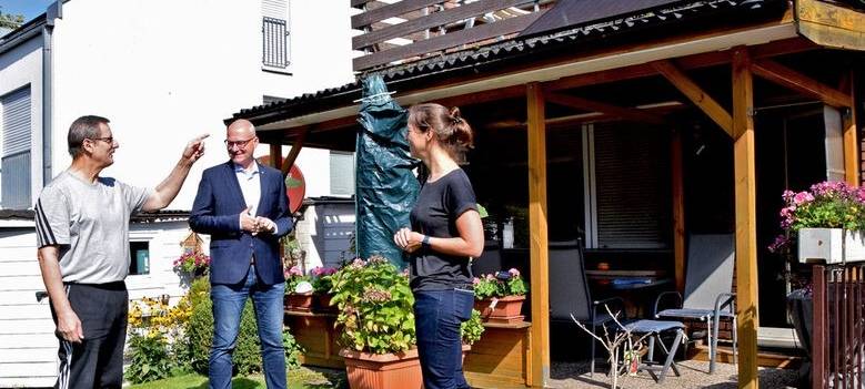 Solaranlage auf einem Bottroper Hausdach