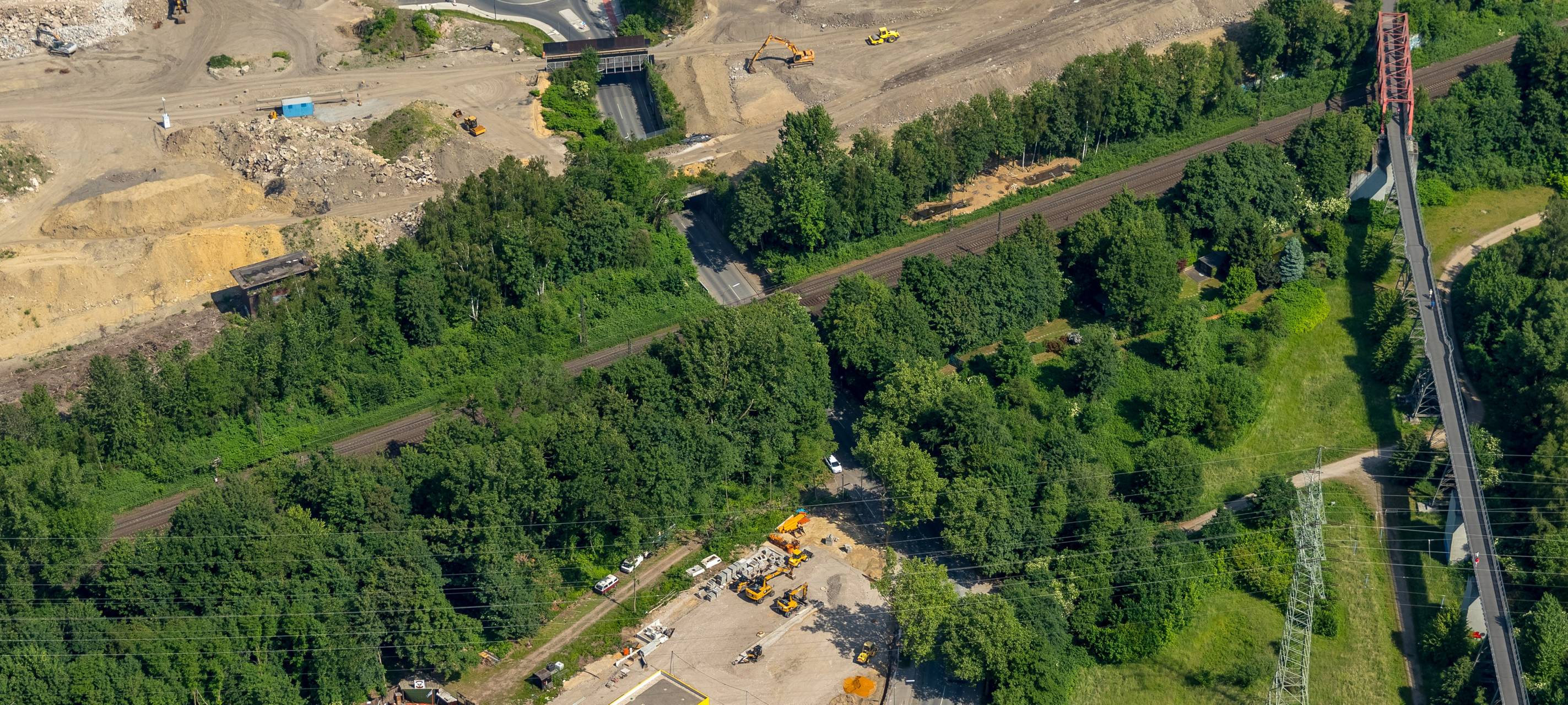 Bahnbrücke an der Ostpreußenstraße in Gelsenkirchen