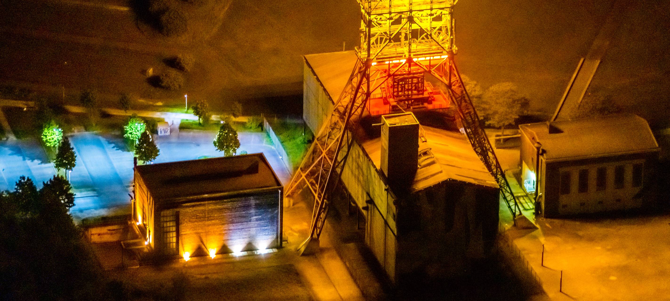 Gebäude in Gelsenkirchen werden wieder angestrahlt