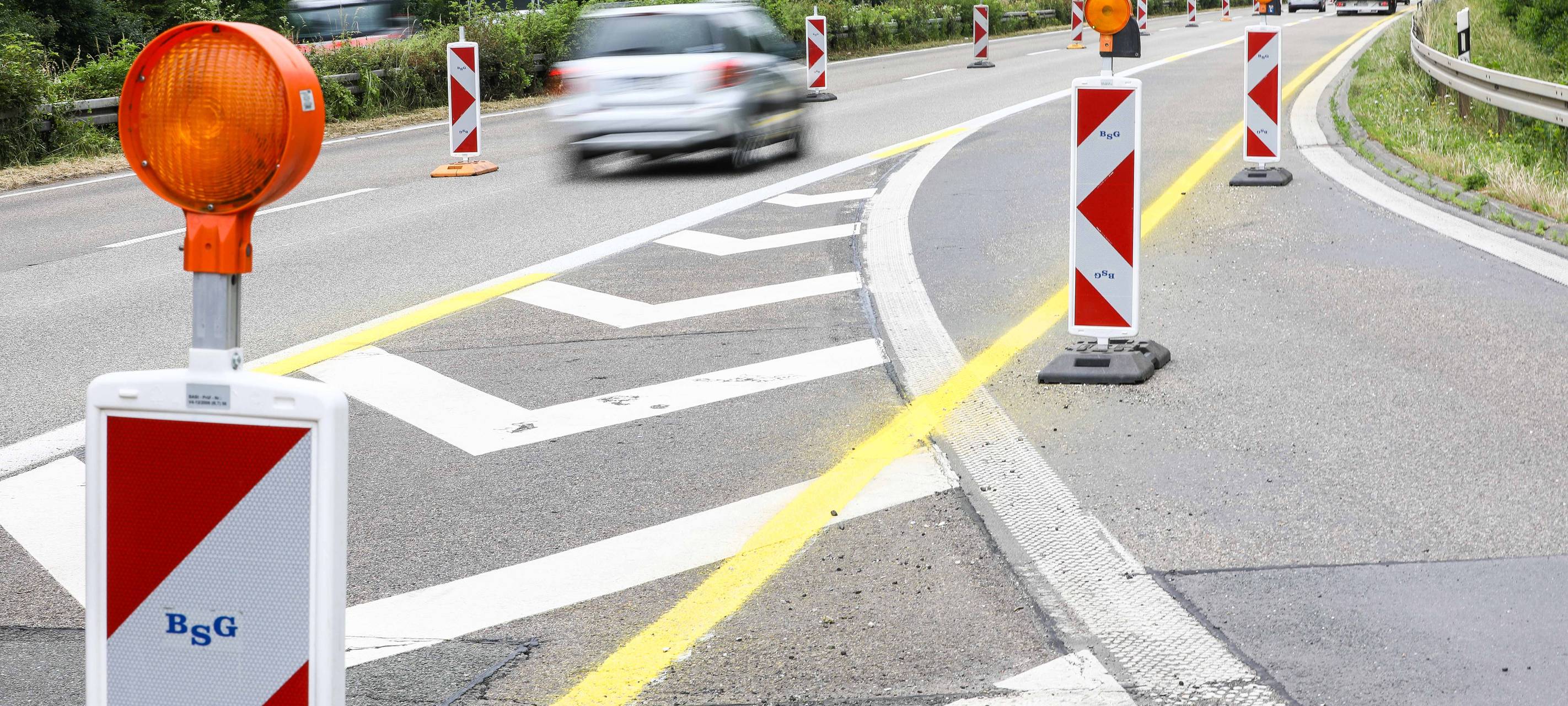 A31-Baustelle zwischen Kirchhellen und Dorsten