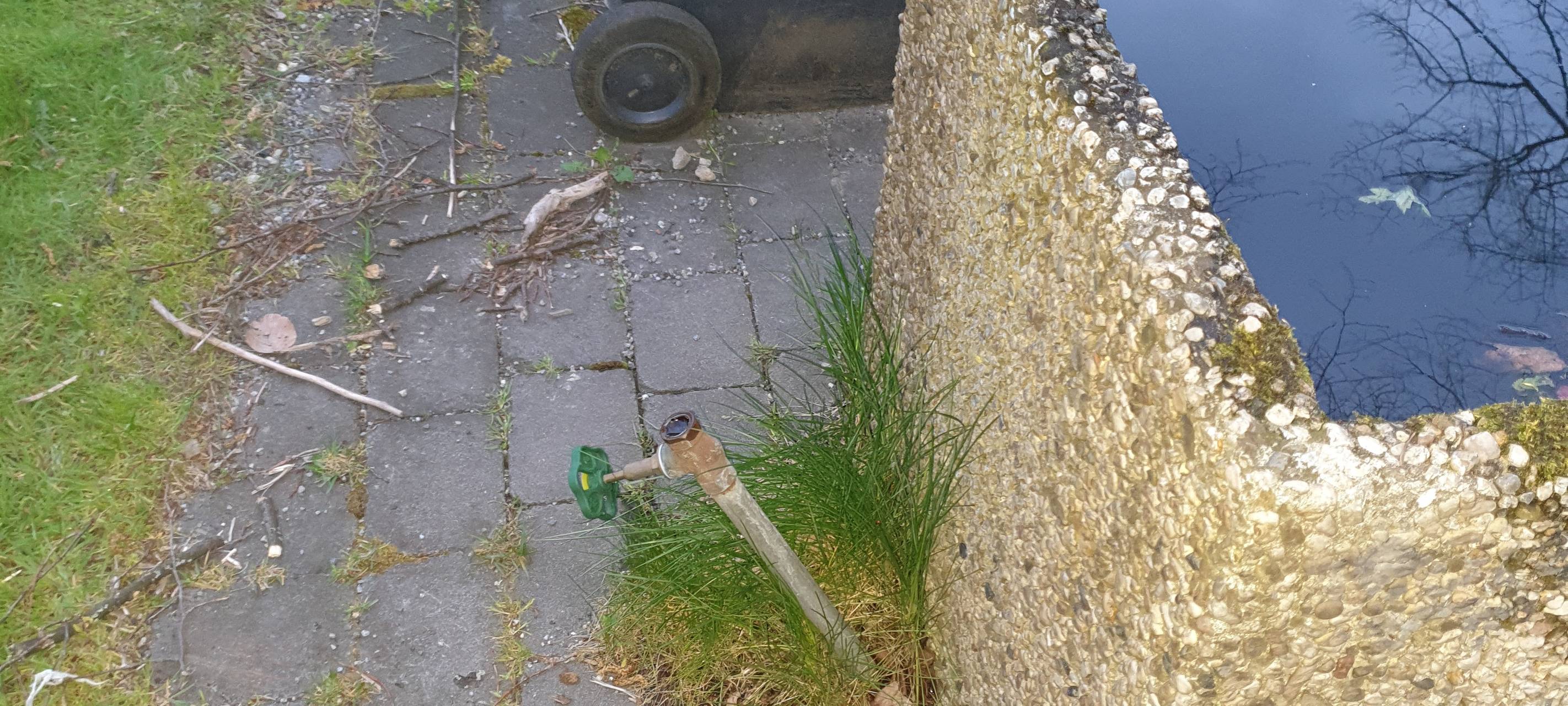 Wasserstelle auf dem Bottroper Nordfriedhof
